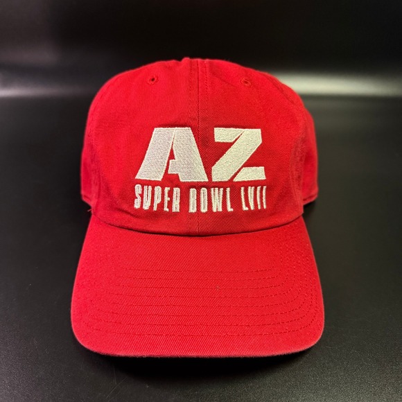Arizona Cardinals '47 New Era Super Bowl‎ LVII Hat Adjustable Baseball Cap Red - Picture 1 of 3